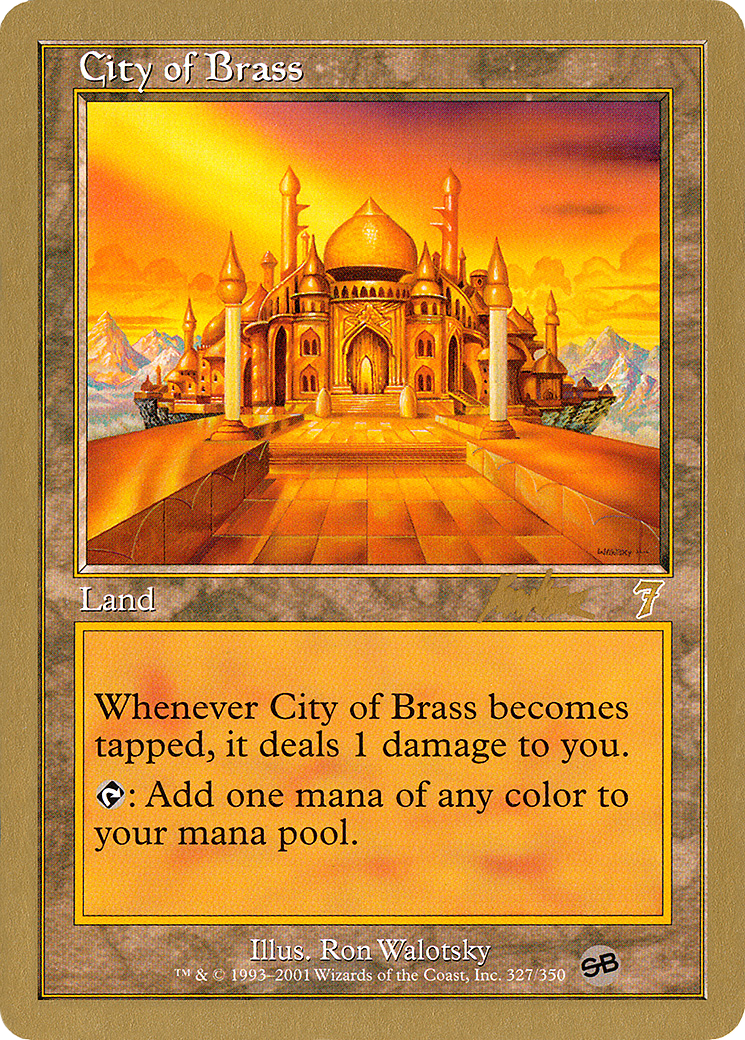 City of Brass - 2002 Brian Kibler (7ED) (SB) (Retro) - World Championship Decks 2002