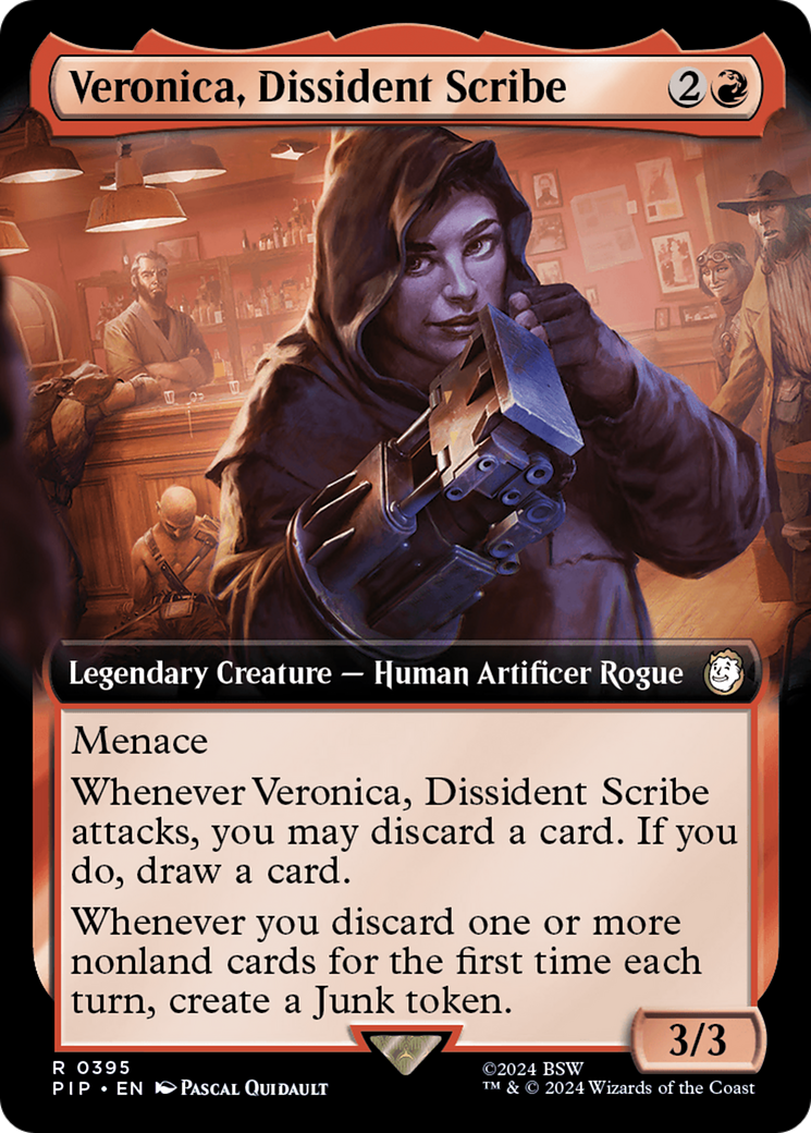 Veronica, Dissident Scribe (Extended Art) (395) Foil - Fallout