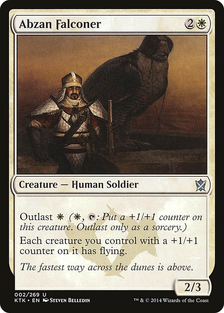 Abzan Falconer (002) - Khans of Tarkir