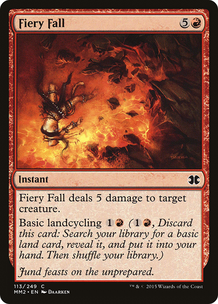 Fiery Fall (113) Foil - Modern Masters 2015