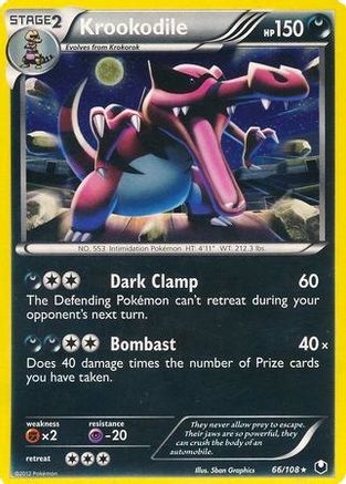 Krookodile - 66/108 (Cosmos Holo) (66) Holofoil - Blister Exclusives