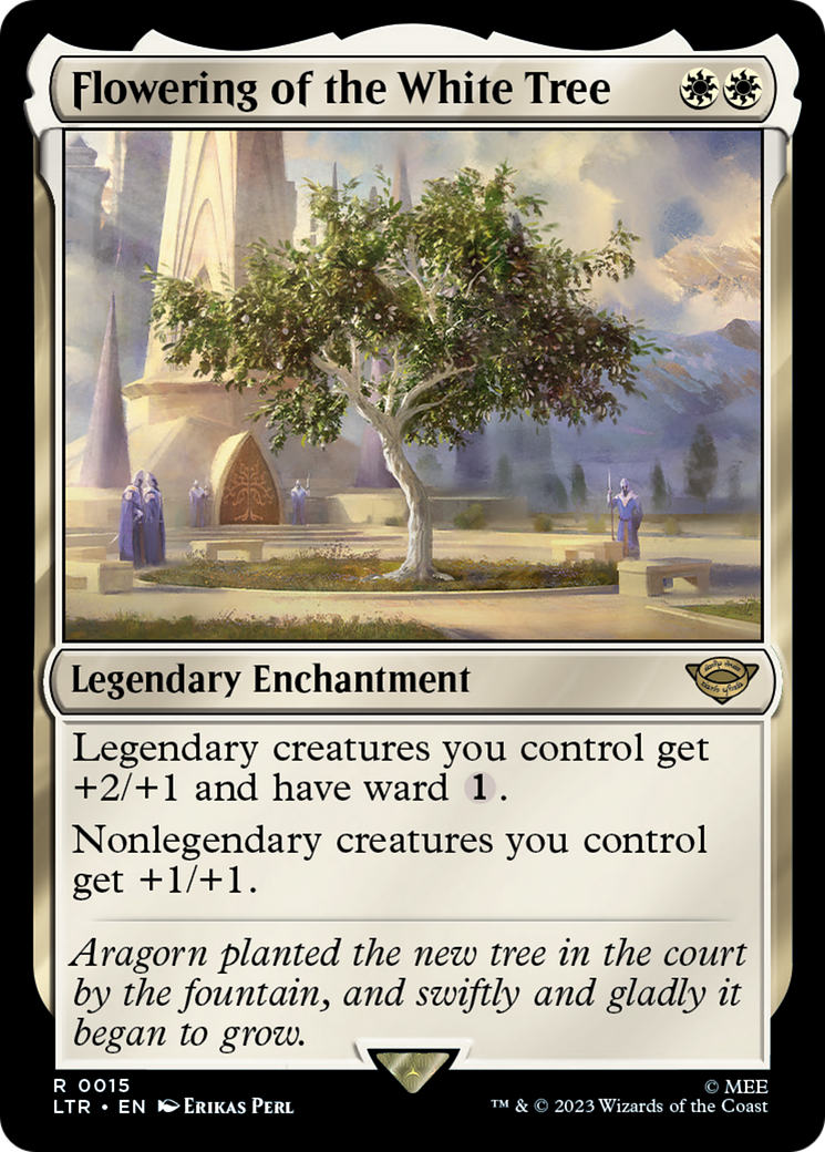 Flowering of the White Tree (015) Foil - The Lord of the Rings: Tales of Middle-earth