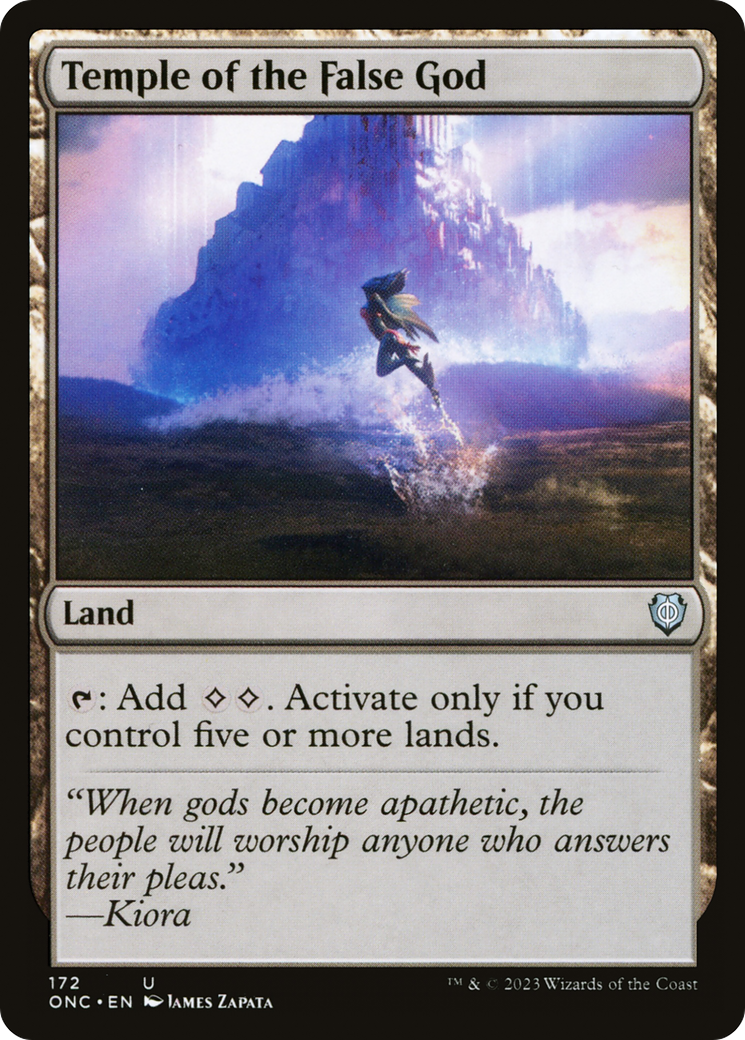 Temple of the False God (172) - Phyrexia: All Will Be One Commander