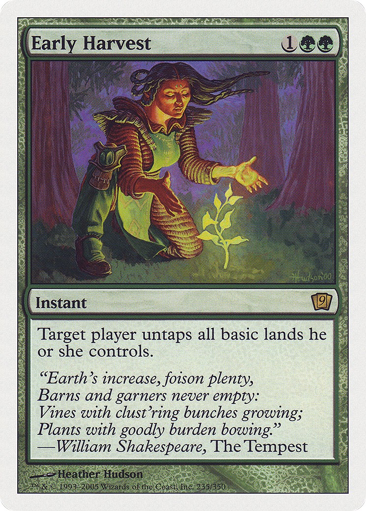 Early Harvest (235) Foil - Ninth Edition
