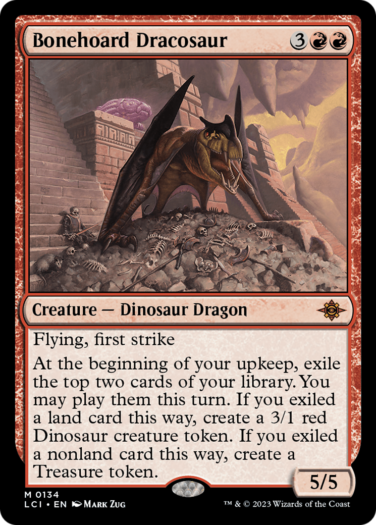 Bonehoard Dracosaur (134) Foil - The Lost Caverns of Ixalan