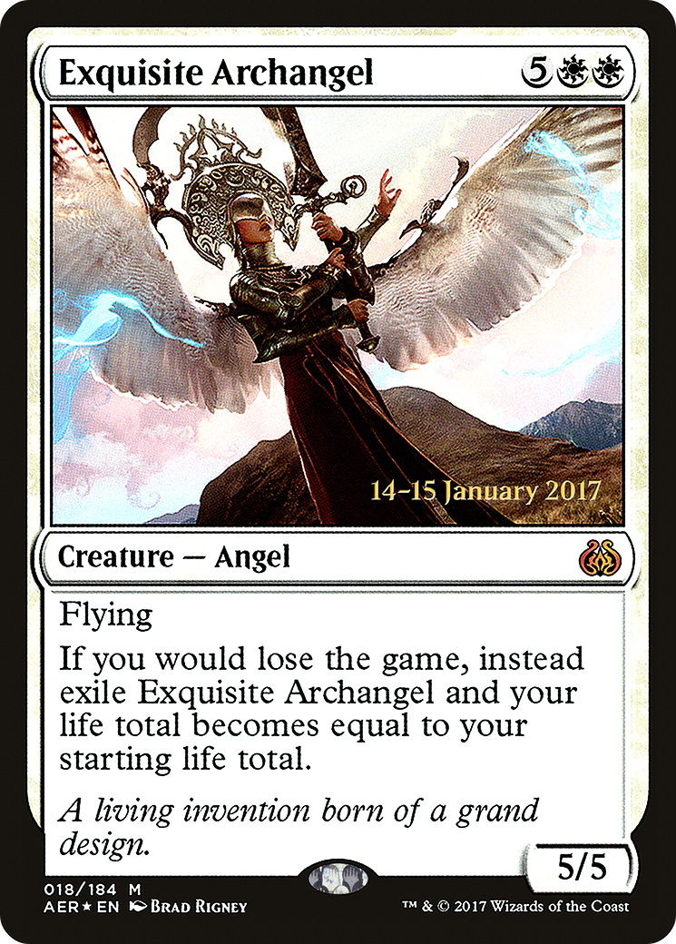Exquisite Archangel (018) Foil - Aether Revolt Promos