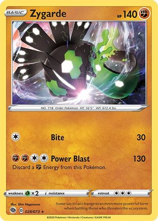 Zygarde (28) Reverse Holofoil - Champions Path
