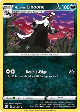 Galarian Linoone (36) Reverse Holofoil - Champions Path