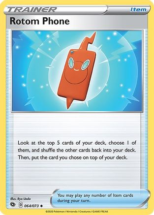 Rotom Phone (64) Reverse Holofoil - Champions Path
