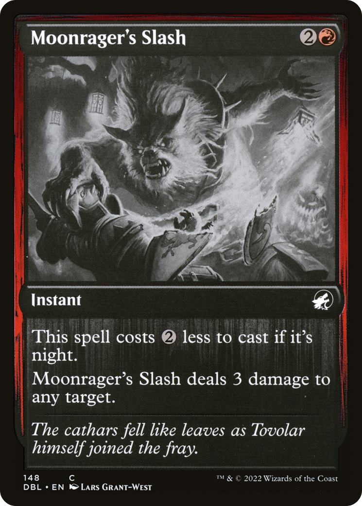 Moonrager's Slash (148) Foil - Innistrad: Double Feature