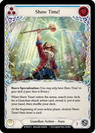 Show Time! (WTR047) Unlimited Edition Rainbow Foil - Welcome to Rathe