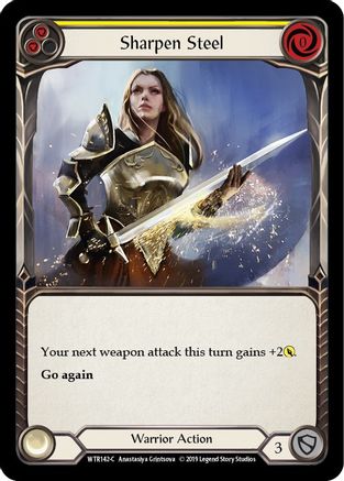 Sharpen Steel (Yellow) (WTR142) (1st Edition) - Welcome to Rathe