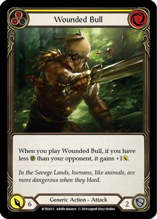 Wounded Bull (Yellow) (WTR201) (1st Edition) - Welcome to Rathe