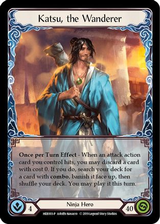 Katsu, the Wanderer (HER003) (1st Edition) Cold Foil - FaB Promos