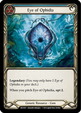 Eye of Ophidia (ARC000) (Unlimited Edition) Rainbow Foil - Arcane Rising