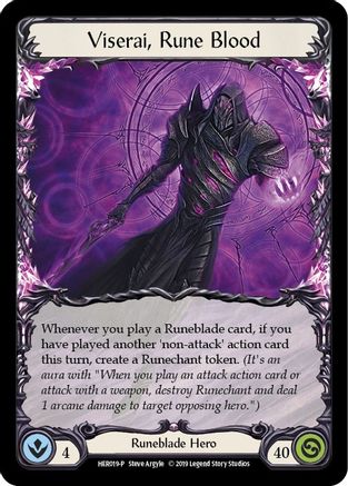 Viserai, Rune Blood (Rainbow) (HER019) (1st Edition) Rainbow Foil - FaB Promos