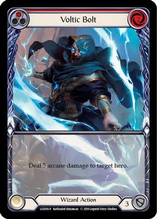 Voltic Bolt (Red) - LGS016 (LGS016) 1st Edition - Flesh and Blood: Promo Cards