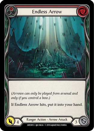 Endless Arrow (ARC045) (1st Edition) Rainbow Foil - Arcane Rising