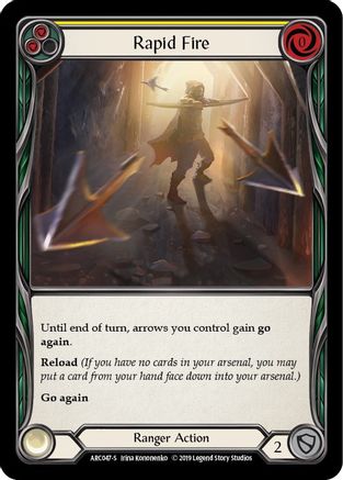 Rapid Fire (ARC047) (Unlimited Edition) Rainbow Foil - Arcane Rising