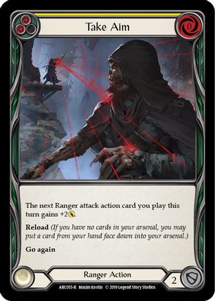 Take Aim (Yellow) (ARC055) (1st Edition) - Arcane Rising