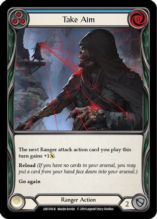 Take Aim (Blue) (ARC056) Unlimited Edition - Arcane Rising