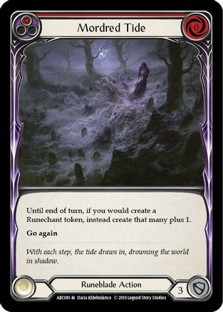 Mordred Tide (ARC081) (1st Edition) Rainbow Foil - Arcane Rising