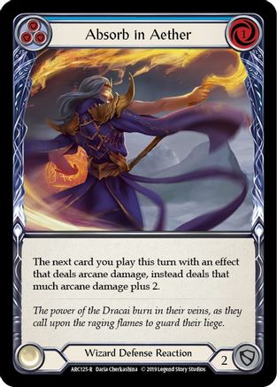 Absorb in Aether (Blue) (ARC125) (1st Edition) - Arcane Rising