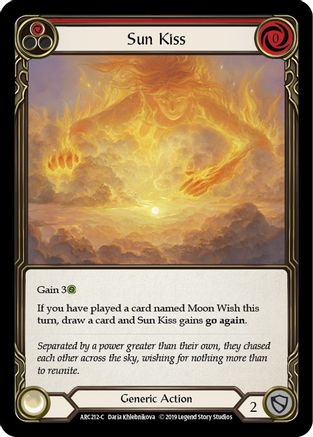 Sun Kiss (Red) (ARC212) Unlimited Edition Rainbow Foil - Arcane Rising