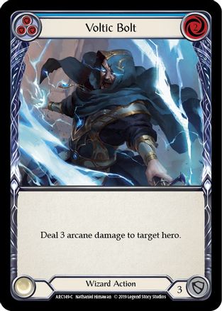 Voltic Bolt (Blue) (ARC149) (Unlimited Edition) Rainbow Foil - Arcane Rising