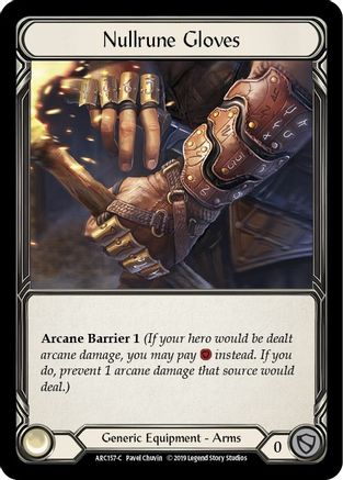 Nullrune Gloves Unlimited Edition (ARC157) - Arcane Rising