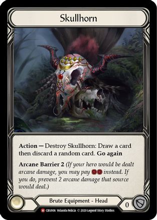 Skullhorn (CRU006) (Unlimited Edition) Rainbow Foil - Crucible of War
