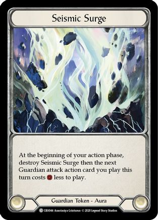 Seismic Surge (CRU044) (1st Edition) Rainbow Foil - Crucible of War