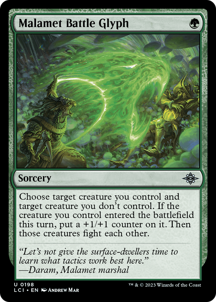 Malamet Battle Glyph (198) Foil - The Lost Caverns of Ixalan