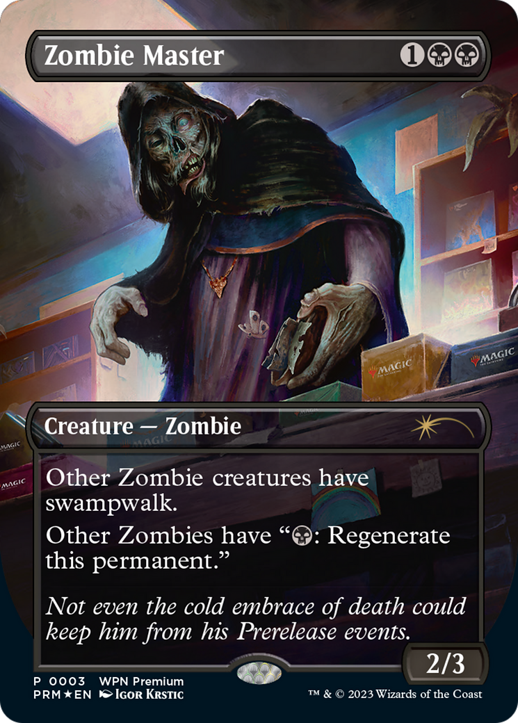 Zombie Master(Borderless) Foil (003)