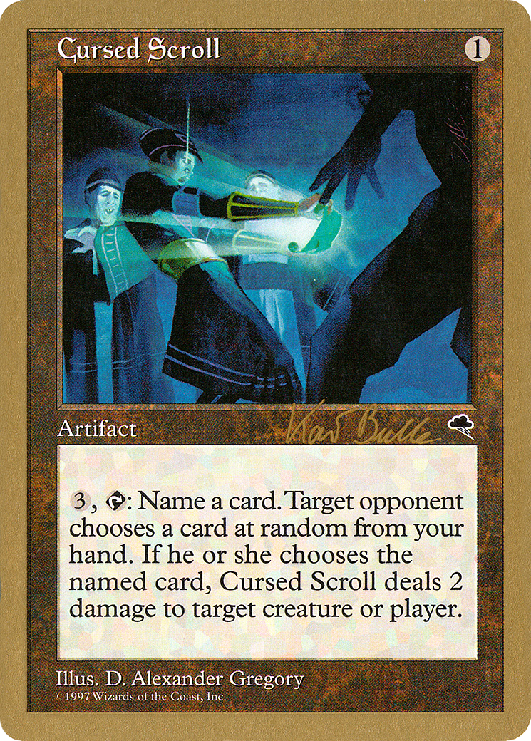 Cursed Scroll (Retro) (kb281) - World Championship Decks 1999