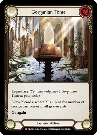 Gorganian Tome (CRU181) (1st Edition) - Crucible of War