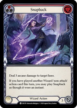 Snapback (Red) (CRU174) Unlimited Edition - Crucible of War