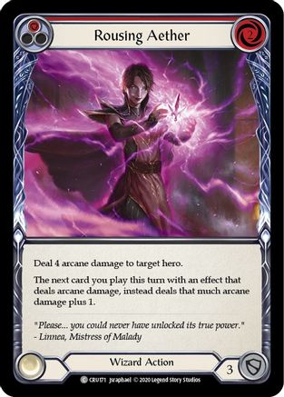 Rousing Aether (Red) (CRU171) (Unlimited Edition) - Crucible of War