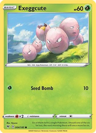 Exeggcute (4) Reverse Holofoil - Vivid Voltage