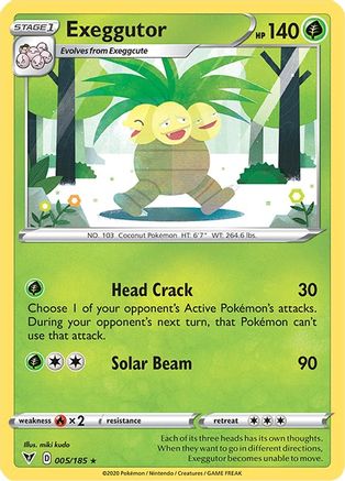 Exeggutor (5) Reverse Holofoil - Vivid Voltage