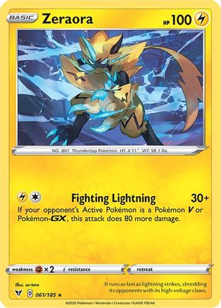 Zeraora (61) Reverse Holofoil - Vivid Voltage