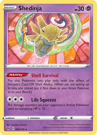 Shedinja (66) Reverse Holofoil - Vivid Voltage
