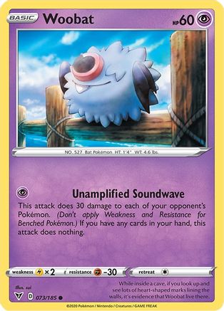 Woobat (73) Reverse Holofoil - Vivid Voltage
