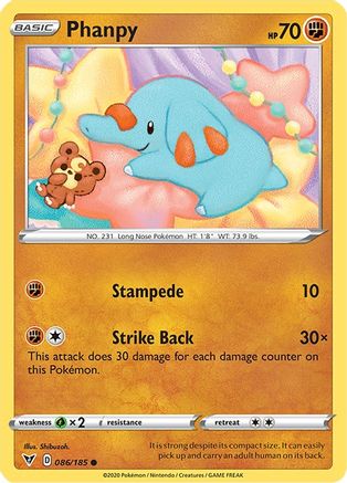 Phanpy (86) Reverse Holofoil - Vivid Voltage