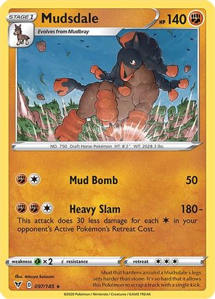Mudsdale (97) Reverse Holofoil - Vivid Voltage