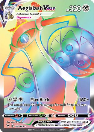 Aegislash VMAX (Secret) (190) Holofoil - Vivid Voltage