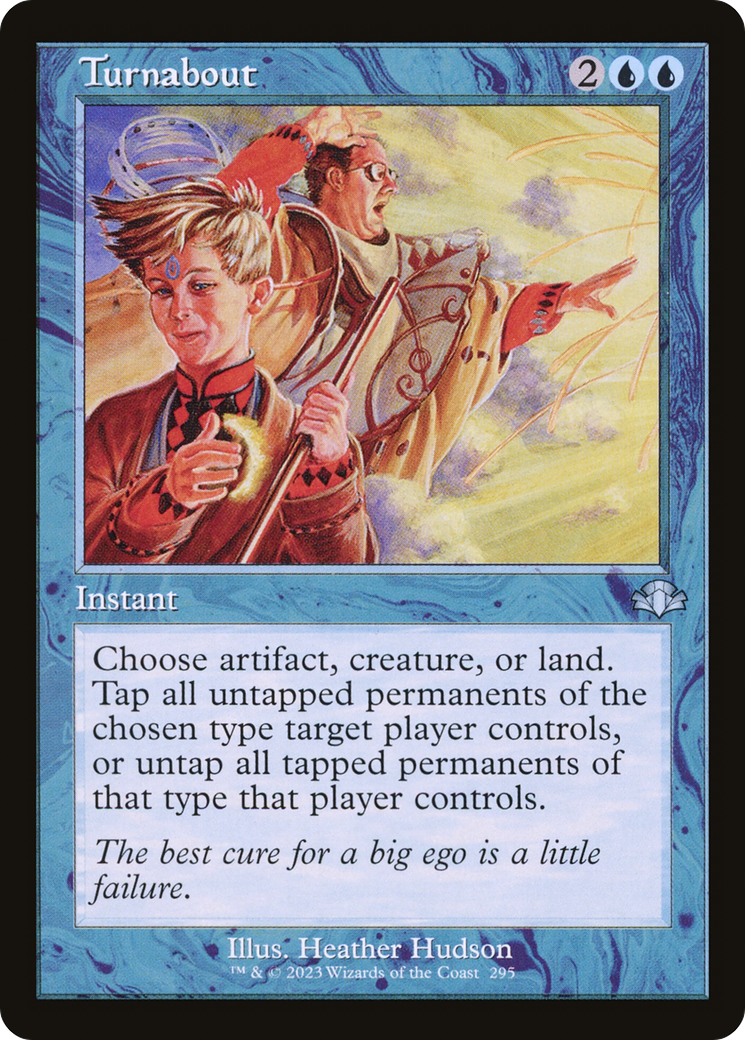 Turnabout (Retro) (295) Foil - Dominaria Remastered