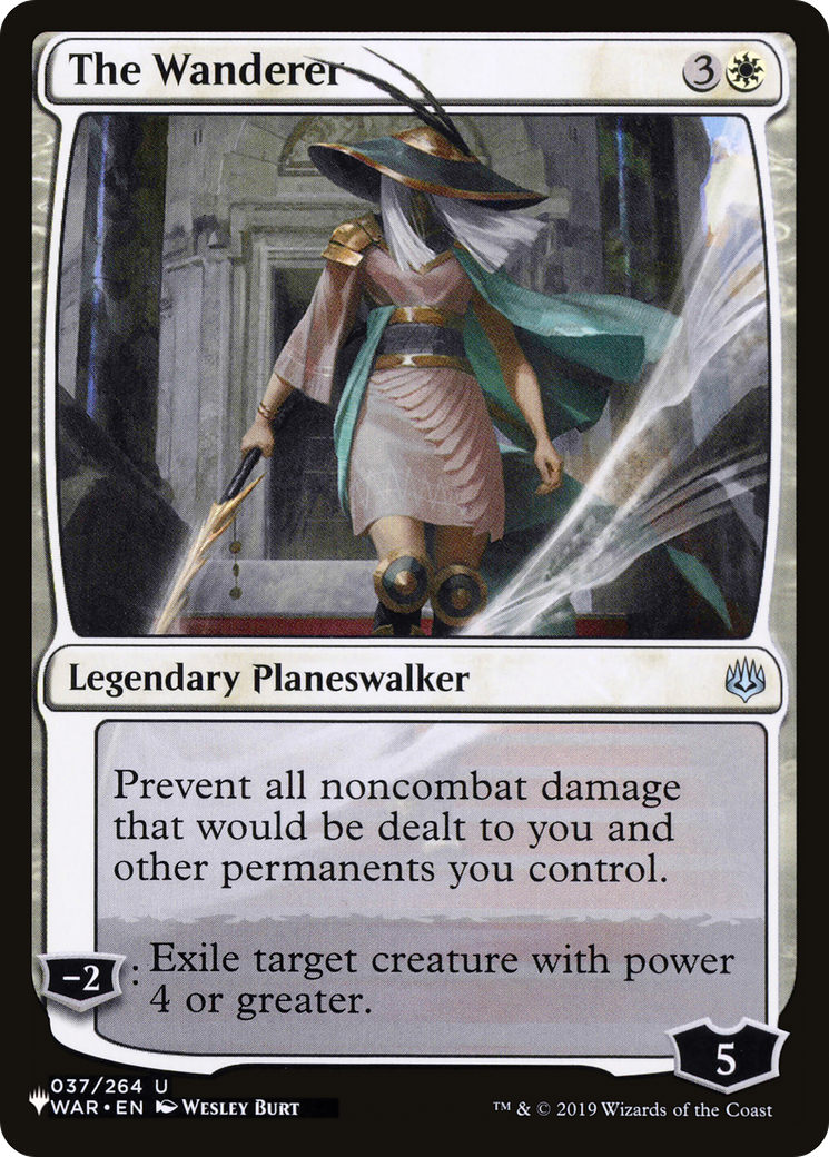 The Wanderer (WAR-37) - The List