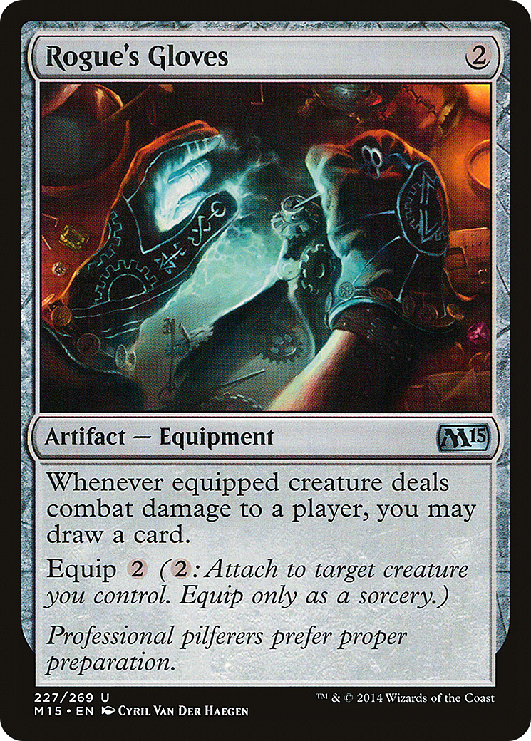 Rogue's Gloves (227) Foil - Magic 2015