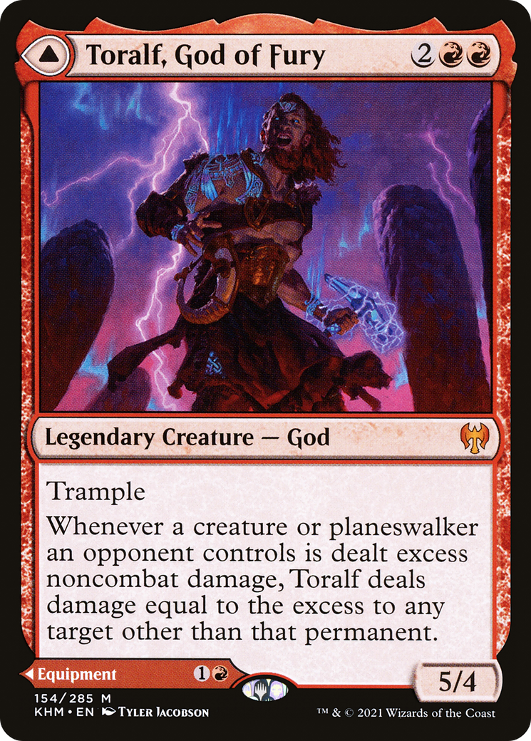 Toralf, God of Fury (154) - Kaldheim